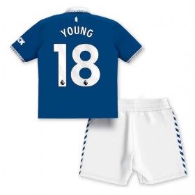 Everton Ashley Young #18 Heimtrikot 2023-24 Kurzarm (+ kurze hosen)